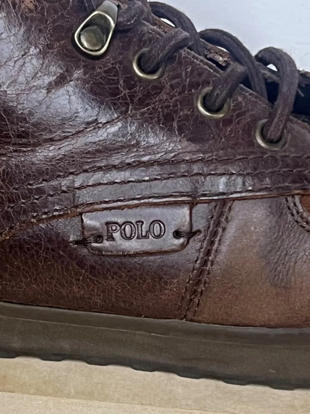 Polo Ralph Lauren durable leather